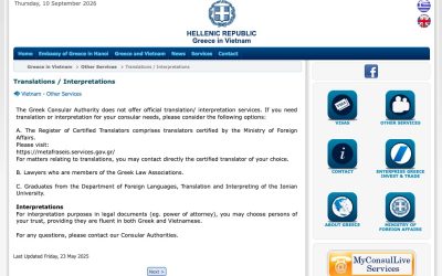How to provide Greek Certified Translation that Meets the Requirements of Greek Embassy
