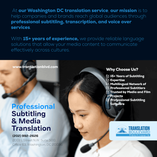 Translation Service Washington Dc 042