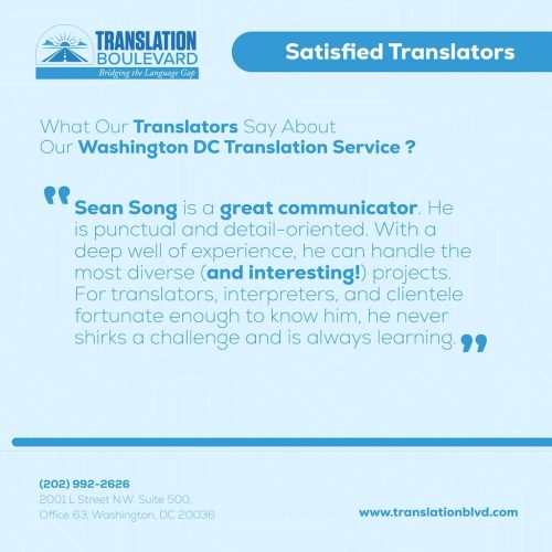 Translation Service Washington Dc 052