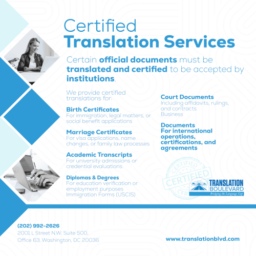 Translation Service Washington Dc 062